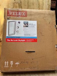 lot 1011 image: Velux No Leak Deck Mounted Skylight