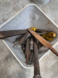 lot 1059 image: Lot of Misc Files, Rasps, Punches and Chisels. Wood, Metal and Concrete