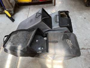 lot 1065 image: Lot of Lawnmower Bags, Rear Discharge (also leaf vacuum bags- not visible. inside the lawnmower bags)