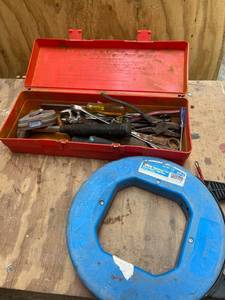 lot 1073 image: Tools and Toolbox - stuff Grip Pro Blued Steel Fish Tape