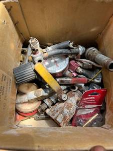 lot 1082 image: Air Compressor Fittings, Regulator, Hose Repair