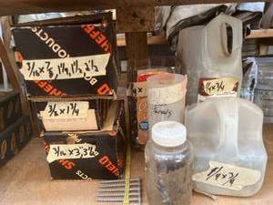 lot 1174 image: (8) Containers Boxes of Screws
