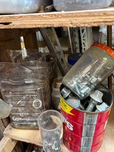 lot 1176 image: (5) Bins of Screws and Nuts, Washers