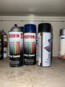 lot 2012 image: Lot of IndoorOutdoor Spray paint