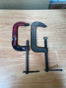 lot 2033 image: Set of Large C Clamps