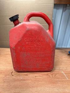 lot 2053 image: 5 Gallon Gasoline Container