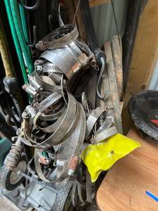lot 2065 image: Lot Of Hose Clamps & Belts