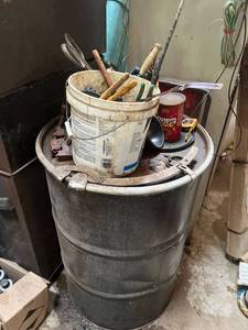 lot 2067 image: Oil Wash Station All Contents Included, Including 55 Gal Drum