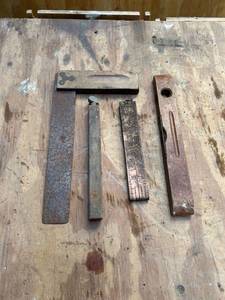 lot 1115 image: Vintage Measuring, Square, Level, Tools
