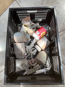 lot 1128 image: Assortment of Pneumatic Painters Spray Gun Parts