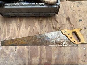 lot 1148 image: SANDVIK HOGBOO STEELWORK BRUK 1711 SWEDEN HAND SAW 26