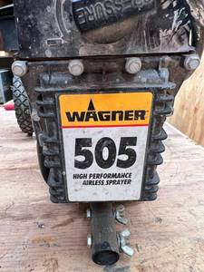 lot 1151 image: Wagner 505 High Performance Airless Sprayer w handle (not pictured)