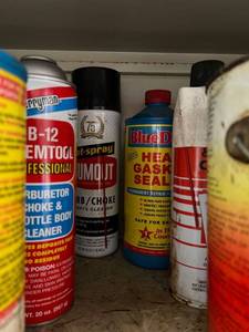 lot 2001 image: Automotive Gasket Sealers & Cleaners
