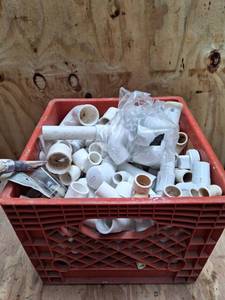lot 3111 image: large Lot of PVC, cpvc fittings- Mostly 12, 34 although mixed