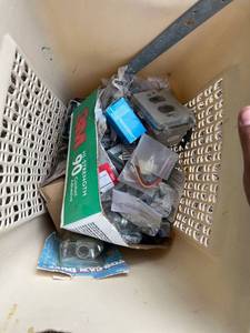 lot 1251 image: Bundle of Electrical Supplies - Outlets, conduit fittings