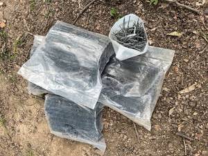 lot 1258 image: Retaining Wall Stakes and Turf Staples