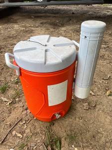 lot 1288 image: Water Cooler with Cup Dispenser