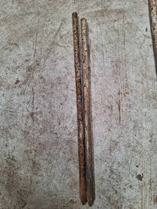 lot 3199 image: Pair of Concrete form pins Stakes
