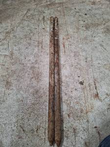 lot 3198 image: Pair of Concrete form pins Stakes
