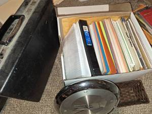 lot 4595 image: Lot of Office Supplies and Samsonite Briefcase
