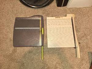 lot 4596 image: (2) Paper Cutters