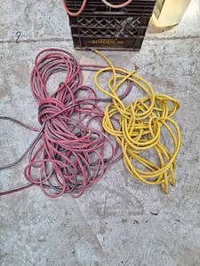 lot 1724 image: Lot of (2) Spliced Electrical Chords