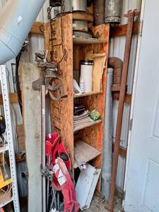 lot 1752 image: Wooden Shelf -Contents Not Included