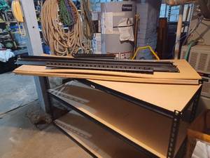 lot 7180 image: Disassembled Industrial Shelf 5ft x 18 x 3ft