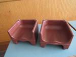 Pair Of Cambro Double Sided Booster Seats