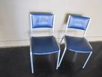 Lot Of 5 Stacking Metal Frame Banquet Chairs