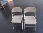 Lot Of (5) Folding Metal Chairs