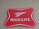 Miller High Life Stamped Beer Tin