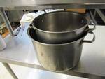 Pair Of Stainless Stock Pots