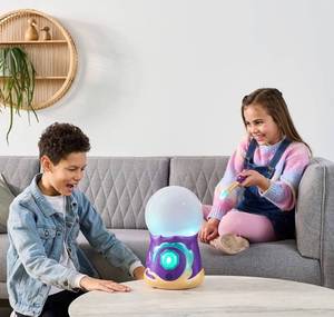 lot 53794 image: Retail 84.99 Magic Mixies Magical Misting Crystal Ball with Interactive 8 inch Blue Plush Toy and 80 Sounds and Reactions, Small Breeds