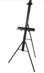 lot 53795 image: Retail 69.99 SoHo Urban Artist Aluminum Studio Easel - Black Lightweight and Stable Studio Easel for Painting, Artists, Classrooms, & More - Single