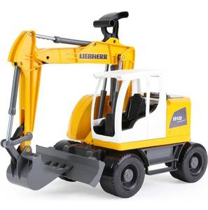 lot 53813 image: Lena Liebherr A918 Litronic Excavator Toy for Toddlers , The Exact Copy of The Real Leibherr Excavator, Fully Articulated Claw Extends and Scoops Realistically, Imaging Kids Excavator