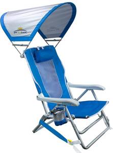 lot 53871 image: GCI Outdoor Waterside SunShade Backpack Beach Chair