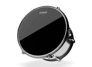 lot 53875 image: Evans Black Hydraulic Drum Head - 14 Inch