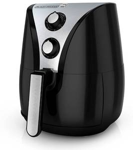 lot 53893 image: BLACKDECKER Purify 2-Liter Air Fryer, BlackStainless Steel, HF110SBD