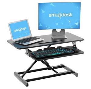 lot 53912 image: 36 Smugdesk Standing Desk D-66HL-36IN-BK