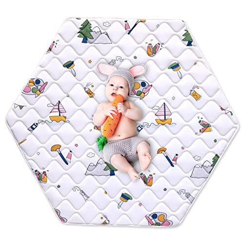 Hexagon playpen clearance mattress