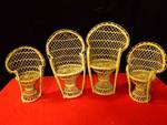Wicker Doll Chairs
