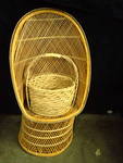Large Antique Wicker Chair