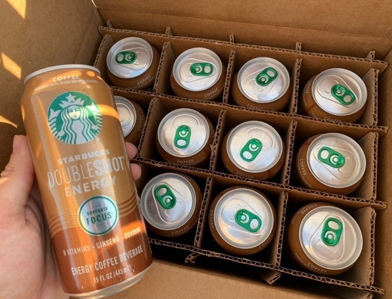 lot 162 image: New 12 Pack Case of Starbucks DoubleShot Energy Coffee
