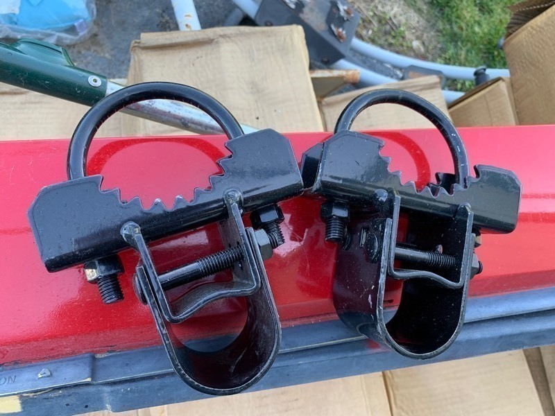 lot 226 image: New Set of 2 Post Gate Mount Max 3.5 Hardware