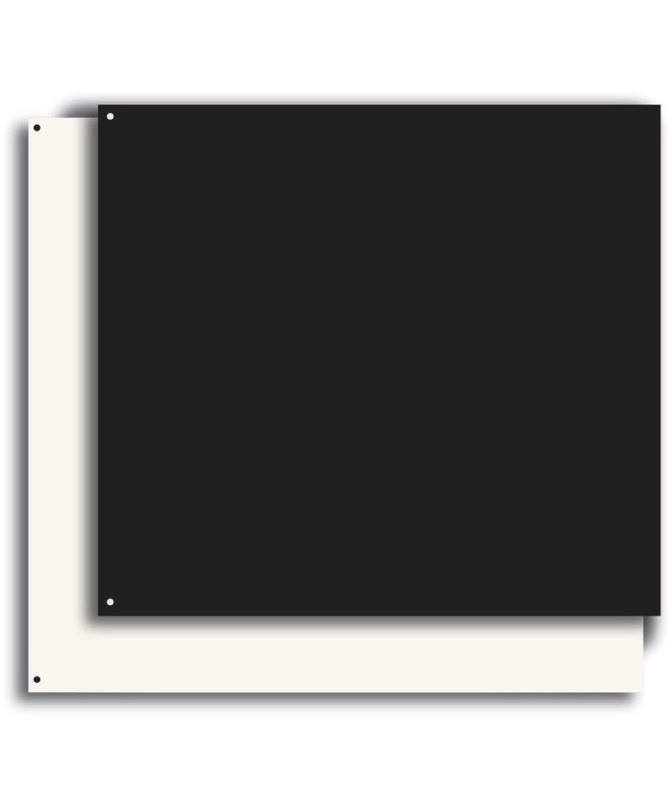 lot 104 image: 2 New Broan-Nutone 24 In. x 30 In. Aluminum Backsplash Panel, Reversible BiscuitBlack
