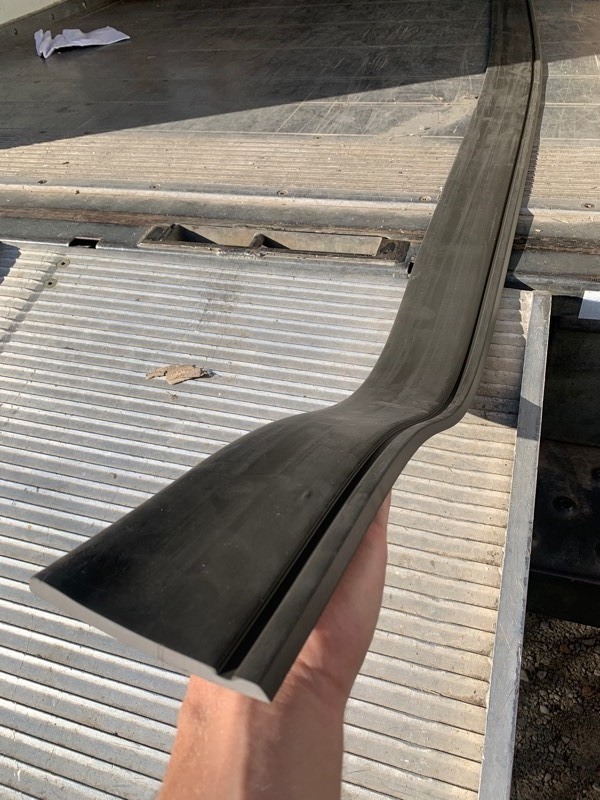 lot 288 image: 5 New Pieces of Commercial Grade Flexible Baseboard Trim (8ft L x 4.25 T per Pieces)
