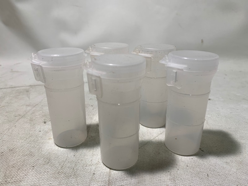 lot 327 image: 20pc Bundle of 30ML Plastic Waterproof Capsules