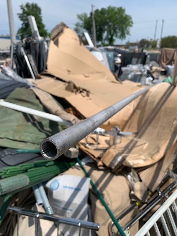 lot 423 image: 1 New Piece of 10ft - 1 Stainless Steel 18 Thick Wall Tubing
