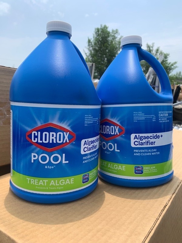 lot 359 image: 2 New Gallon Jugs of Pool & Spa Algaecide Clarifier